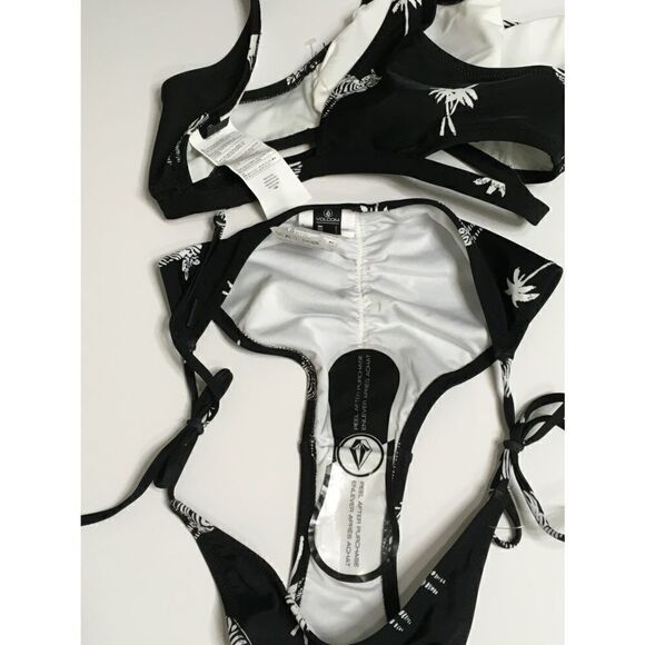 New. Volcom zebra and palm tree string bikini. - Picture 8 of 8